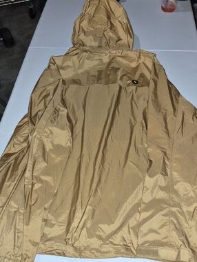 Lightweight Hooded Windbreaker in Mustard